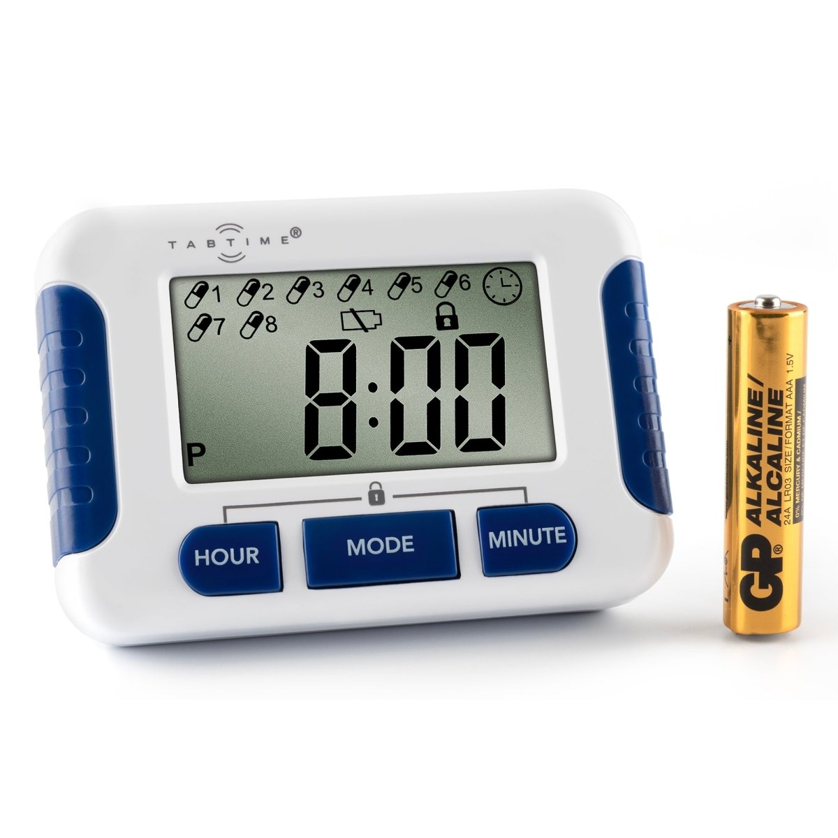TabTime Timer Pill Alarm Reminder with Eight alarms Tabtime Limited